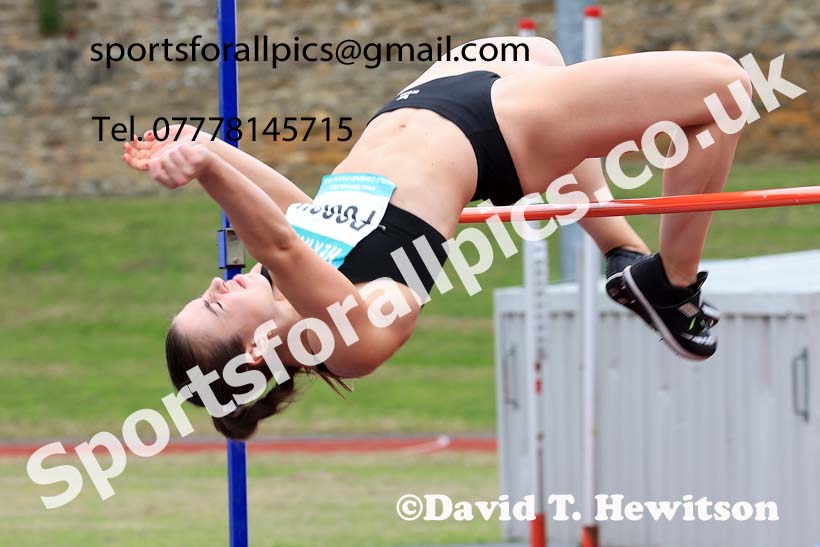 Womens Heptathlon High Jump, 2024 EAP International Combined events, Hewcham, Northumberland.  Photo: David T. Hewitson/Sports for All Pics